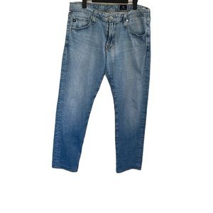 AG Adriano Goldschmied Tellis Modern Slim high waist contemporary jeans size 32